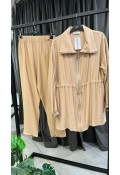 YAKASI TAŞLI TAKIM CAMEL