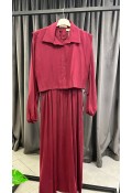 BETTY ELBİSE BORDO