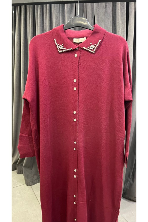 JOLİE TAŞLI MERSERİZE HIRKA
