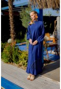 LEONA ELBİSE LACİVERT