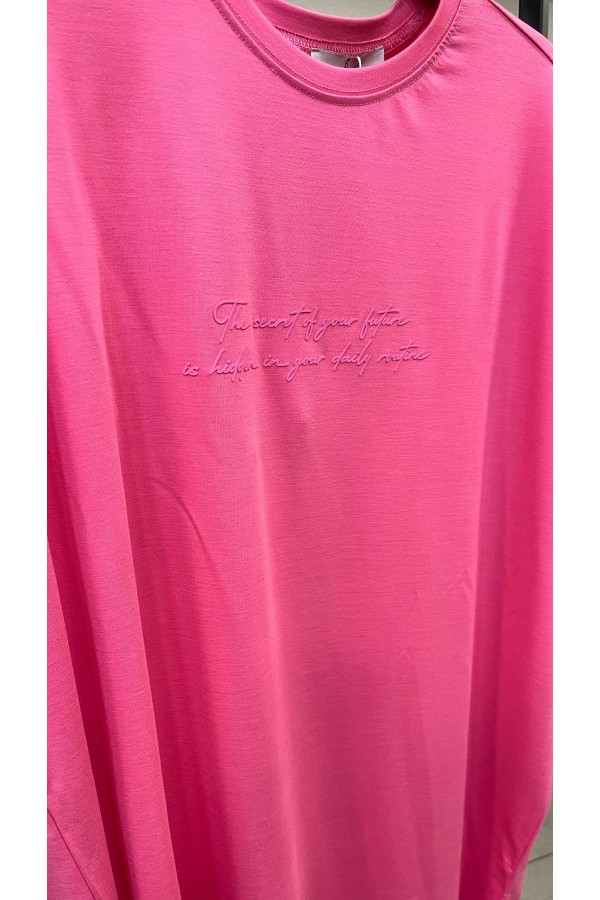 YAZILI İÇLİK PEMBE